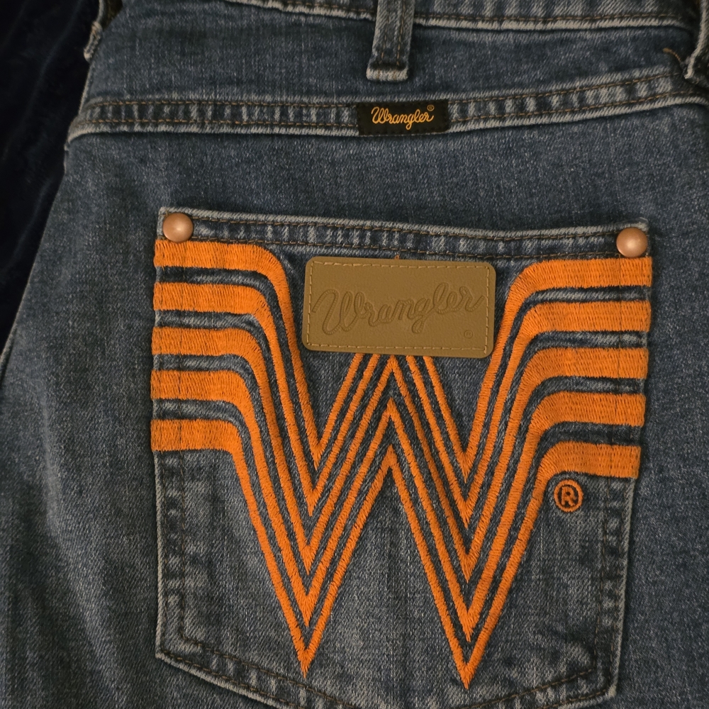 Wrangler x Whataburger Orange "W" Pocket Jeans *Sold Out Online*